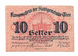 10 Heller 1919 emergency money Austria