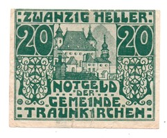 20  Heller 1920 Szakadt   Szükségpénz Ausztria