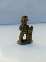 Lucky copper chimney sweep miniature figure