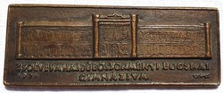 350 Years of Bocska Gymnasium in Hajdúböszörmény 1971 - top Ferenc plaque