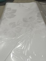 New, beautiful silk damask tablecloth