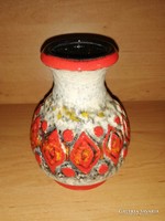 Német iparművész kerámia váza - 13 cm (11/d)