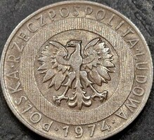 Poland, 20 zlotys 1974.
