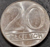 Poland, ﻿20 zlotys 1987.