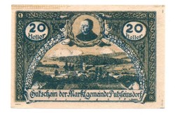 20  Heller 1920 Szükségpénz Ausztria