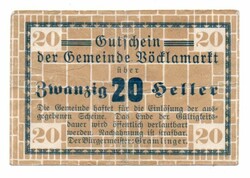 20 Heller emergency money Austria