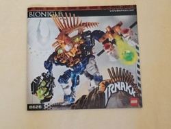 LEGO építési összeszerelési összerakási útmutató 8626 BIONICLE