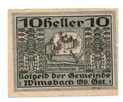 10 Heller 1920 emergency money Austria