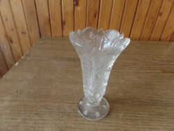 Crystal vase with base
