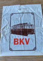 To the collection! Retro bkv old electric advertising bag, with fkbt travel advice - unused