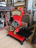 Shop scale, grocery store scale from the first half of the 20th century, American brand, nice decor, discounted!!!