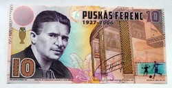 Ferenc Puskás commemorative banknote - extremely rare!