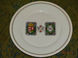 World War I 1914-15 Urania Hungarian crowned coat of arms porcelain decorative plate