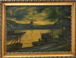 Sztankó Gyula : Budapest  látképe