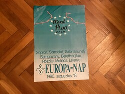Európa - Nap 1990 , plakát .