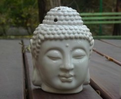 Buddha fej szobor párologtató /fehér/ (1250)