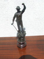 Spiáter szobor bányász