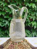Queen Elizabeth glass pourer in perfect condition from the 19th century. About the end