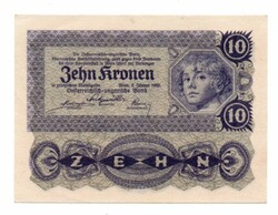10  Korona 1922  Ausztria