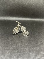 Silver miniature tricycle