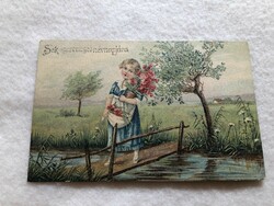 Antik, régi képeslap - 1910                                      -10.