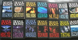 Dean R. Koontz 11 db kötete egyben Hideg tűz, Idegenek, A visszatérő, Tiktak stb.