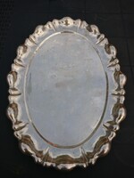 Antique silver tray 800