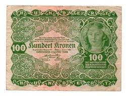 100  Korona 1922  Ausztria