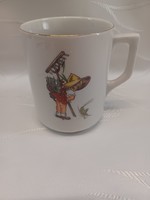 Zsolnay fairy tale patterned mug