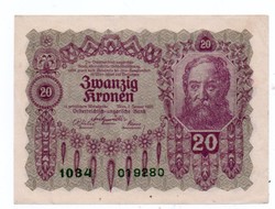 20  Korona 1922  Ausztria