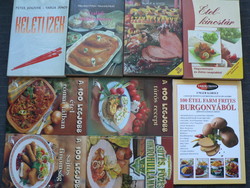 9 cookbooks including oriental flavors, family cookbook, 100 best cheese delicacies, etc.
