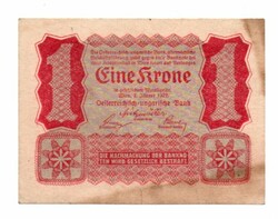 1 Krone 1922 Austria