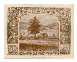 50  Heller  1920 Szükségpénz  Ausztria