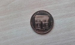 Paris tourist, visitor token, token 2000 - triumph (arc de triomphe)