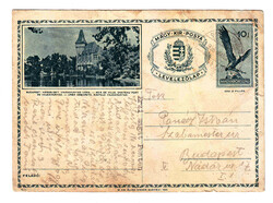 Postcard / 1935 / d.1 to Vajdahunyadvára