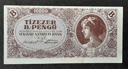 Tizezer b.-Pengő 1946 (heavily cut in half)