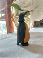 Vintage nodding head plastic penguin with Buék lettering