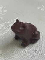 Chinese special colored jade stone lucky frog.