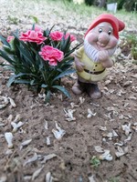 Small ceramic garden gnome