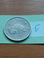 Seychelles 1 rupee rupee 1982 copper-nickel, triton conch shell #e