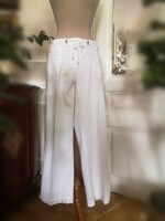 Authentic 42-es lenvászon fehér nadrág