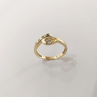 14 Carat gold, 2.02g. Fashionable women's ring (no.: 24. 110.)