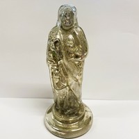 Antique blown glass Jesus statue