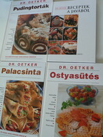 Dr. Oetker recipe books 5. 4 books in one pancake, pudding cakes, wafer baking