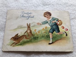 Antik, régi Húsvéti  képeslap                             -10.