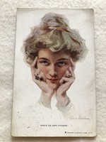 Antique, old philip boileau postcard - 1912 -10.
