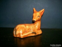 Ceramic deer figurine