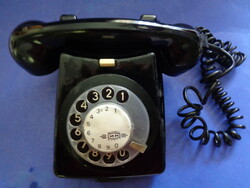 CB 76 FEKETE TÁRCSÁS TELEFON 1987
