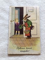 Antik, régi litho  Húsvéti  képeslap                                       -10.