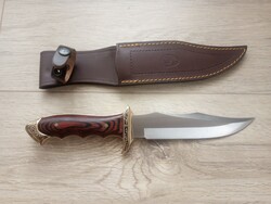 Muela Venetian hunting knife with leather sheath